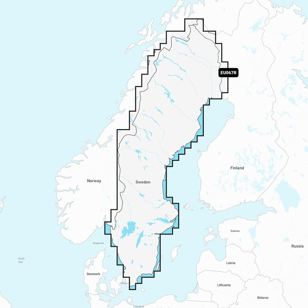 Garmin Qualifies for Free Shipping Garmin Navionics+ NSEU067R Sweden Lakes & Rivers #010-C1262-20