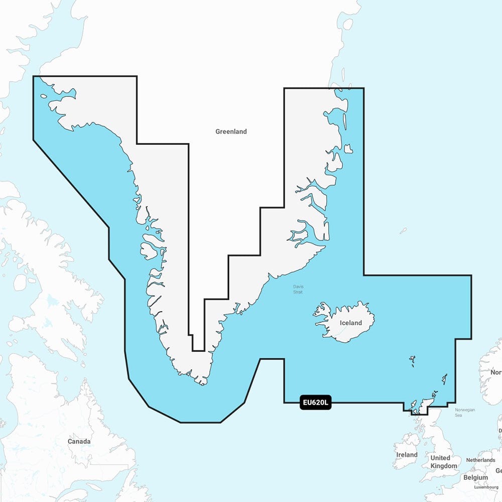 Garmin Qualifies for Free Shipping Garmin Navionics+ NSEU602L Greenland & Iceland #010-C1270-20