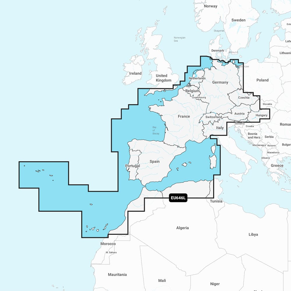 Garmin Qualifies for Free Shipping Garmin Navionics+ NSEU646L Europe Central & West #010-C1275-20