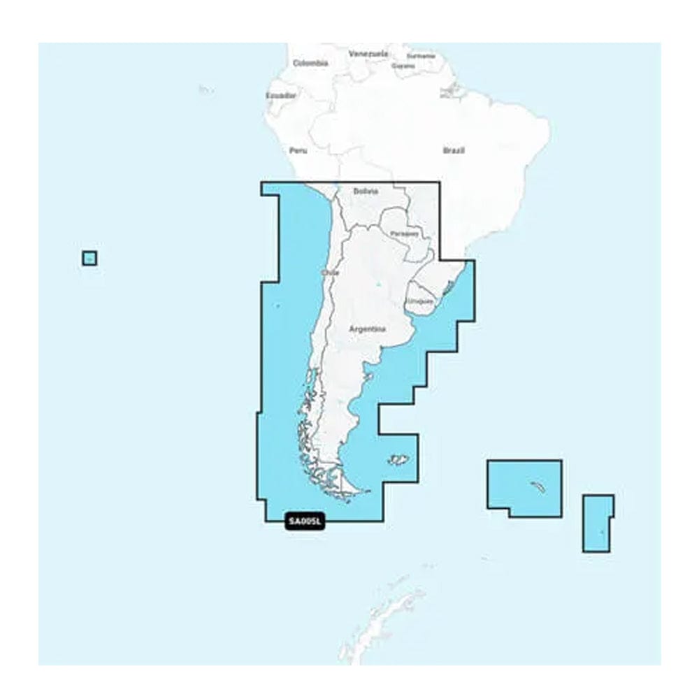 Garmin Qualifies for Free Shipping Garmin Navionics+ NSSA005L Chile Argentina Easter Island #010-C1286-20