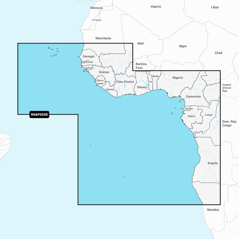 Garmin Qualifies for Free Shipping Garmin Navionics Vision+ NVAF005R Africa West #010-C1226-00