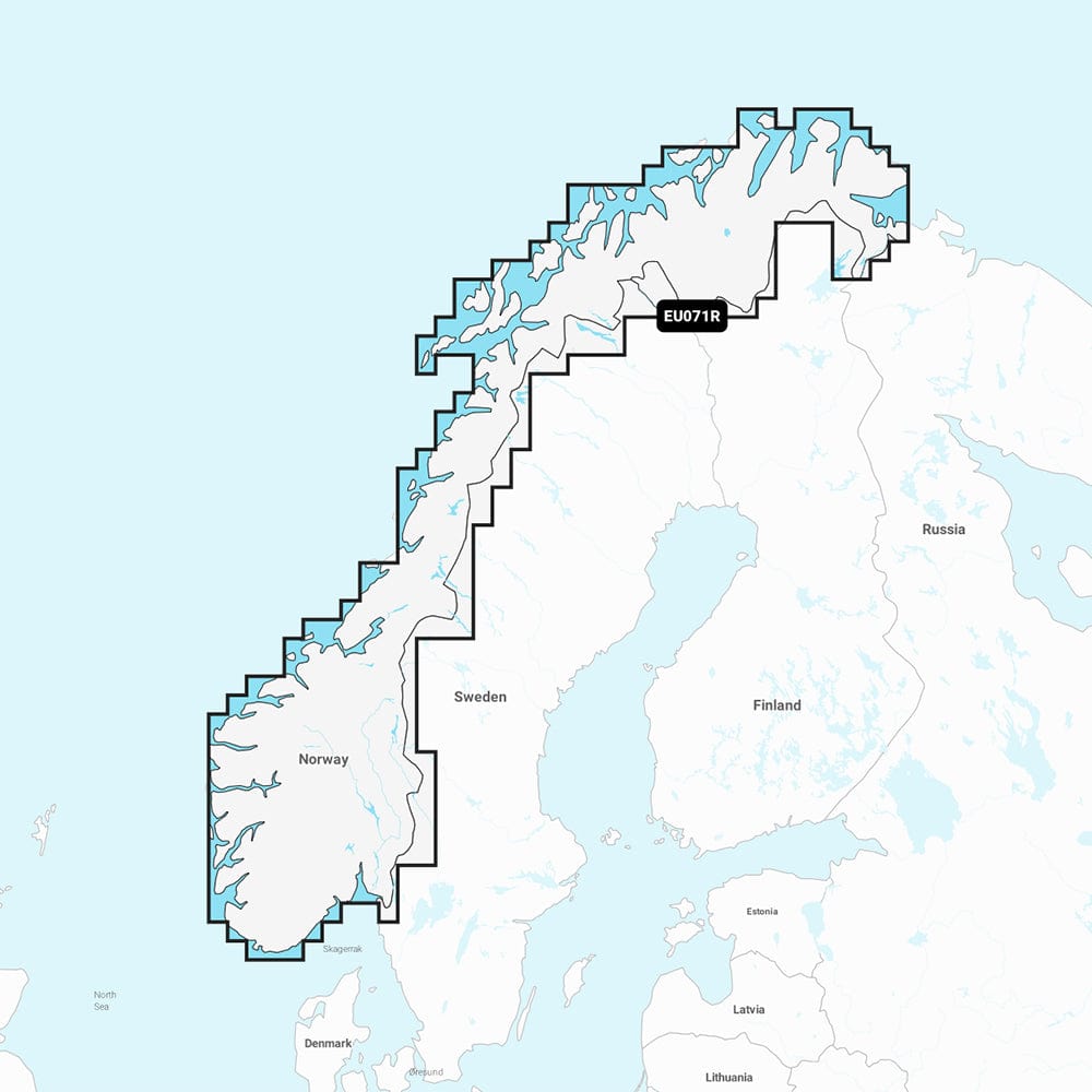 Garmin Qualifies for Free Shipping Garmin Navionics Vision+ NVEU071R Norway Lakes & Rivers #010-C1266-00