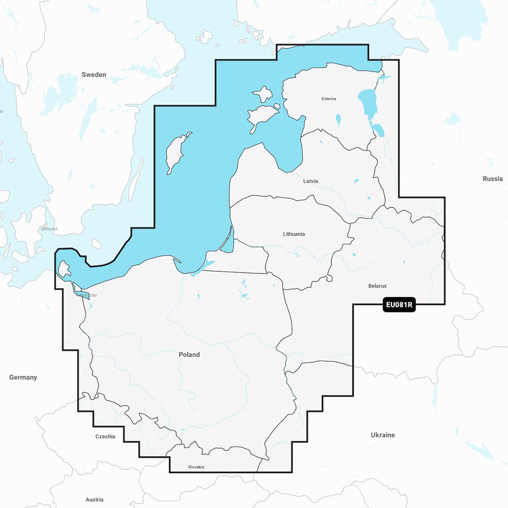 Garmin Qualifies for Free Shipping Garmin Navionics Vision+ NVEU081R Baltic Sea East Coast #010-C1260-00