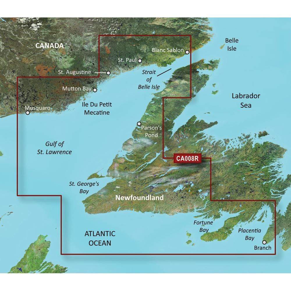 Garmin Qualifies for Free Shipping Garmin VCA008R Newfoundland West SD Card #010-C0694-00