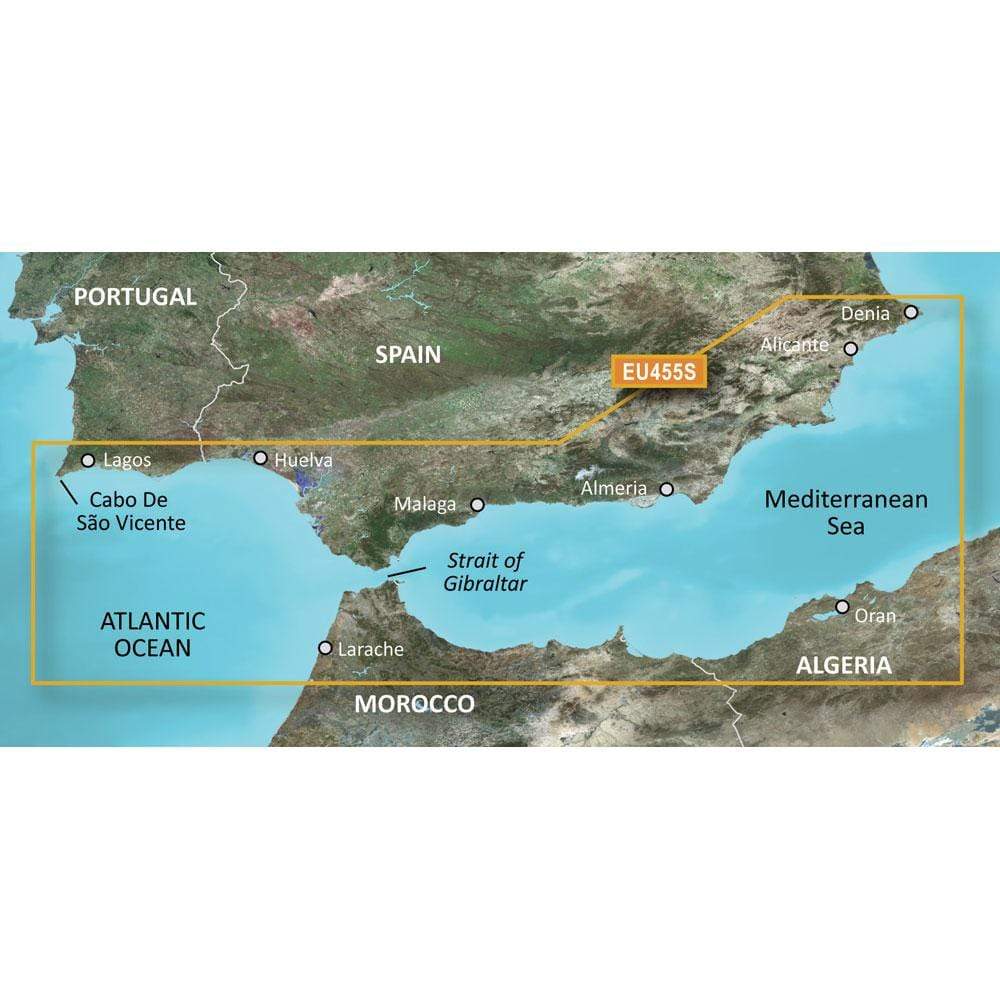 Garmin Qualifies for Free Shipping Garmin VEU455S Alicante to Cabo de Sao Vicente SD Card #010-C0799-00