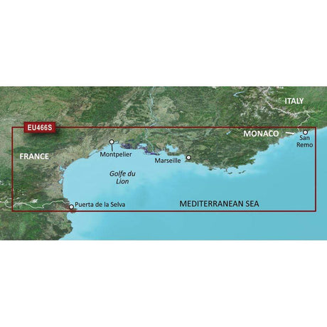 Garmin Qualifies for Free Shipping Garmin VEU466S Golfe Du Lion to San Remo SD Card #010-C0810-00