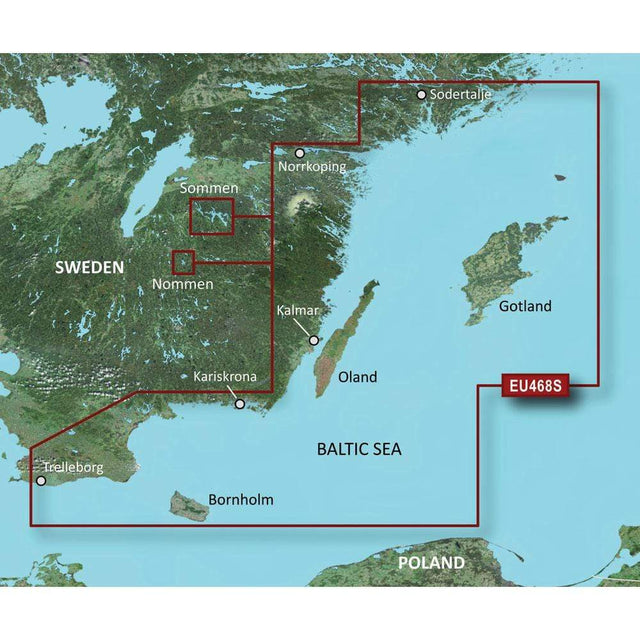Garmin Qualifies for Free Shipping Garmin VEU468S Sodertalje to Trelleborg SD Card #010-C0812-00