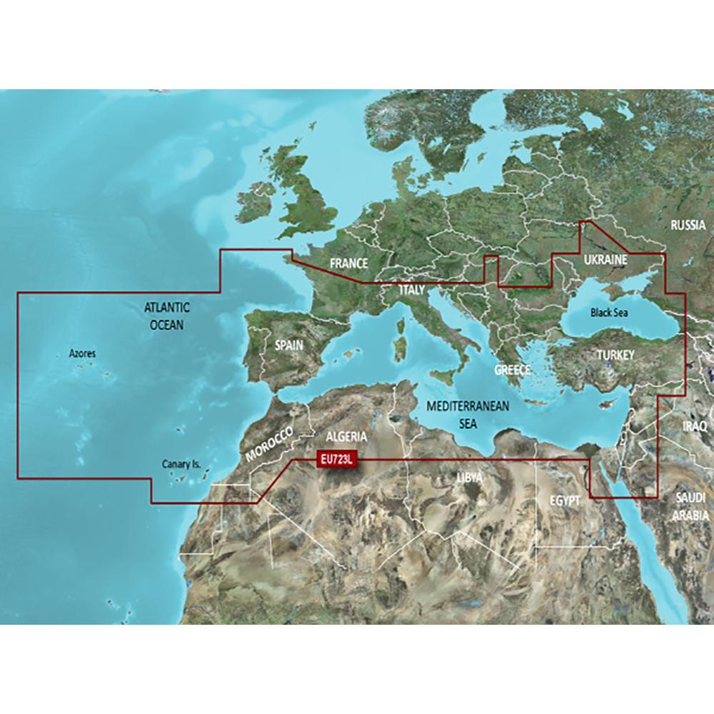 Garmin Qualifies for Free Shipping Garmin VEU723L Southern Europe Bluechart G2 Vision #010-C1157-00