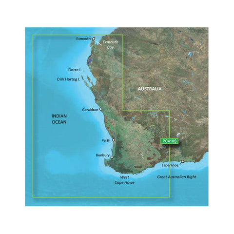Garmin Qualifies for Free Shipping Garmin VPC410S Esperance to Exmouth Bay SD Card #010-C0868-00