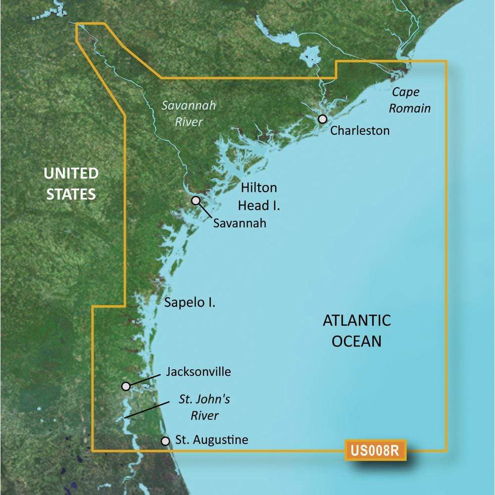 Garmin Qualifies for Free Shipping Garmin VUS008R Charleston to Jacksonville SD Card #010-C0709-00