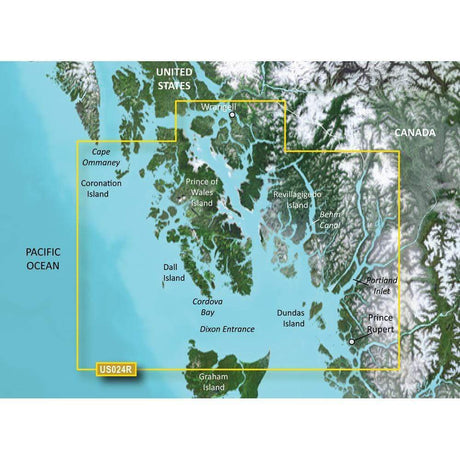 Garmin Qualifies for Free Shipping Garmin VUS024R Wrangell to Dixon Entrance SD Card #010-C0725-00