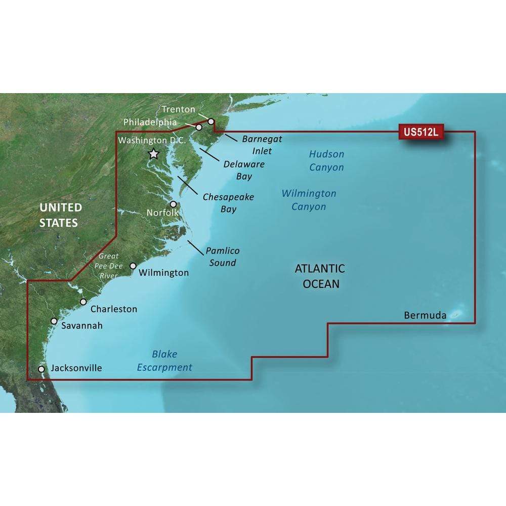 Garmin Qualifies for Free Shipping Garmin VUS512L Mid-Atlantic SD Card #010-C0741-00