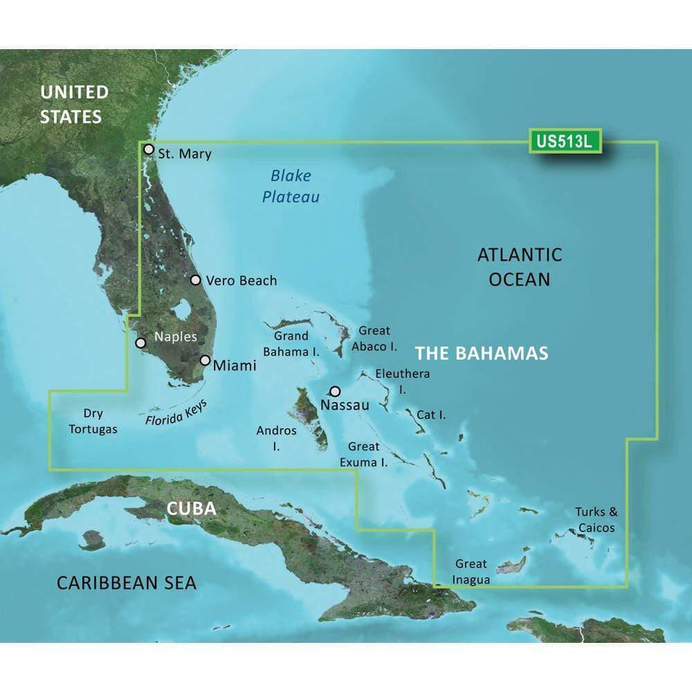 Garmin Qualifies for Free Shipping Garmin VUS513L Jacksonville-Bahamas SD Card #010-C0742-00