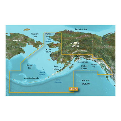 Garmin Qualifies for Free Shipping Garmin VUS517L Alaska South SD Card #010-C0887-00