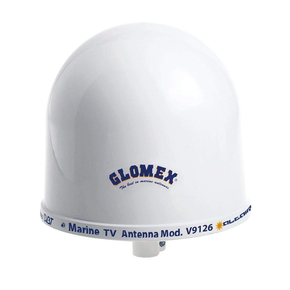 Glomex Marine Antennas Qualifies for Free Shipping Glomex 10" Dome TV Antenna Auto Gain Control and Mount #V9126AGC