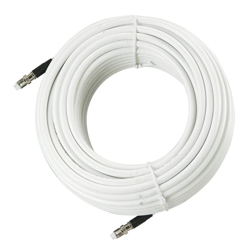 Glomex 18m 59' RG-8x Coax for Glomeasy VHF Antennas White #RA350/18FME