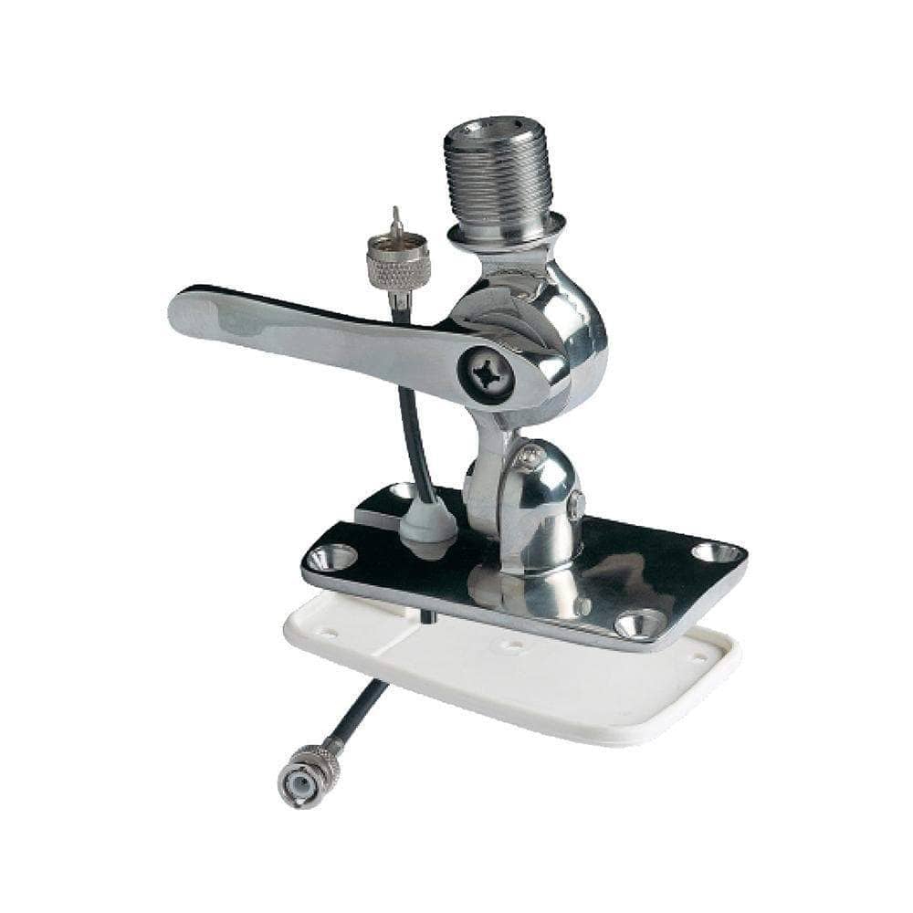 Glomex Marine Antennas Qualifies for Free Shipping Glomex Low-Profile 4-Way SS Ratchet Mount #RA166/00