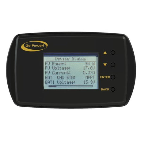 Go Power! Qualifies for Free Shipping Go Power! Remote Display for GP-RVC-MPPT-30 #82959REVB