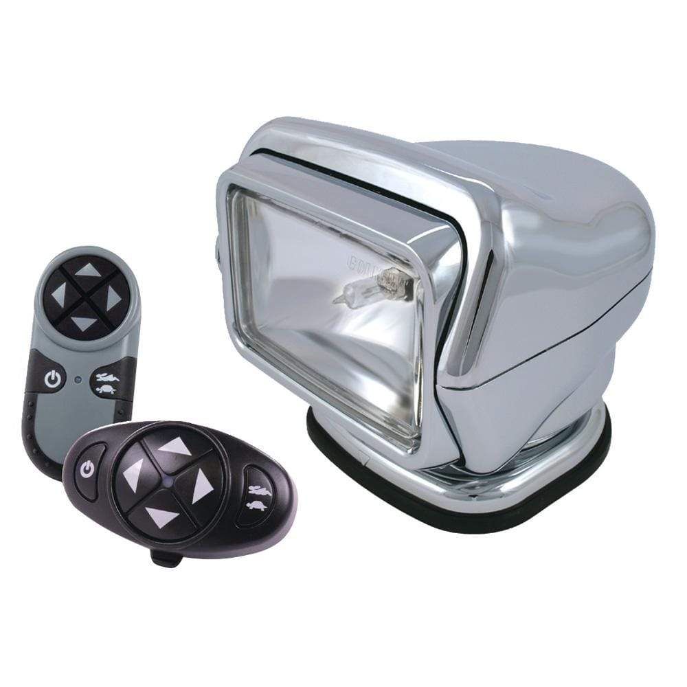 Golight Qualifies for Free Shipping Golight Stryker Searchlight 12v w/Wireless Dash/HH Remote Chrome #3066