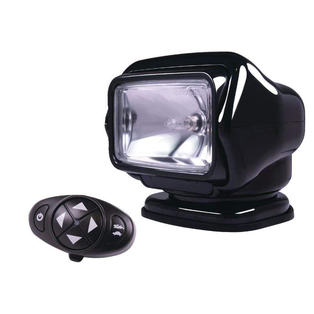 Golight Qualifies for Free Shipping Golight Stryker Searchlight 12v w/Wireless Dash Remote Black #3151