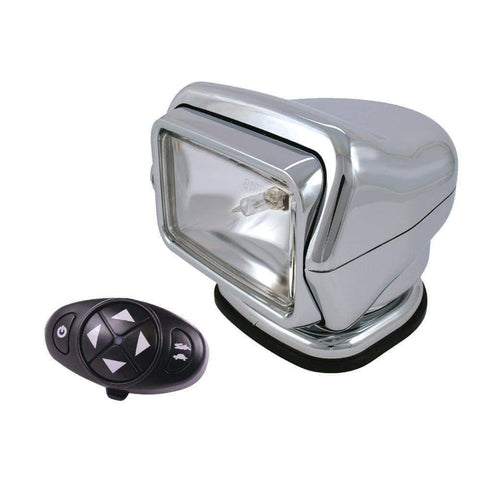 Golight Qualifies for Free Shipping Golight Stryker Searchlight 12v w/Wireless Dash Remote Chrome #3106