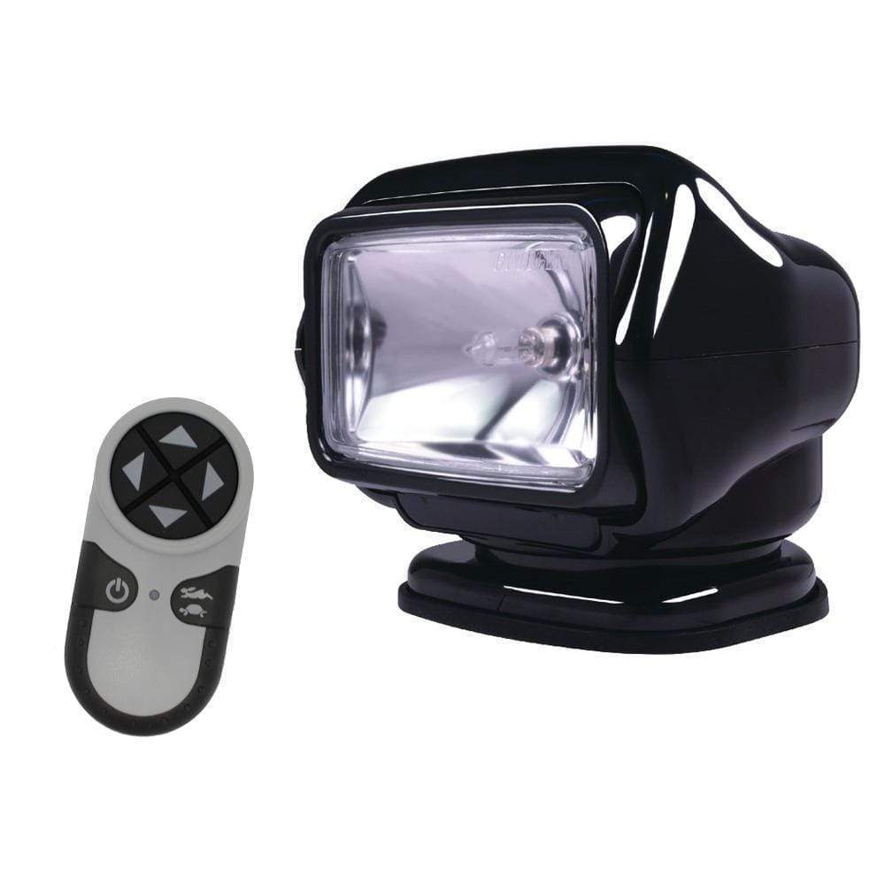 Golight Stryker Searchlight 12v w/Wireless Handheld Remote Black #3051