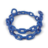 Greenfield Products Qualifies for Free Shipping Greenfield Products Blue Vinyl Coated Chain 1/4" x 4' Blue #2115-BLUE