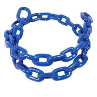 Greenfield Products Qualifies for Free Shipping Greenfield Products Blue Vinyl Coated Chain 5/16