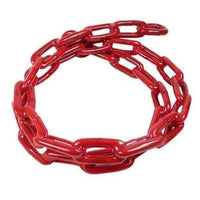 Greenfield Products Qualifies for Free Shipping Greenfield Products Red Vinyl Coated Chain 5/16