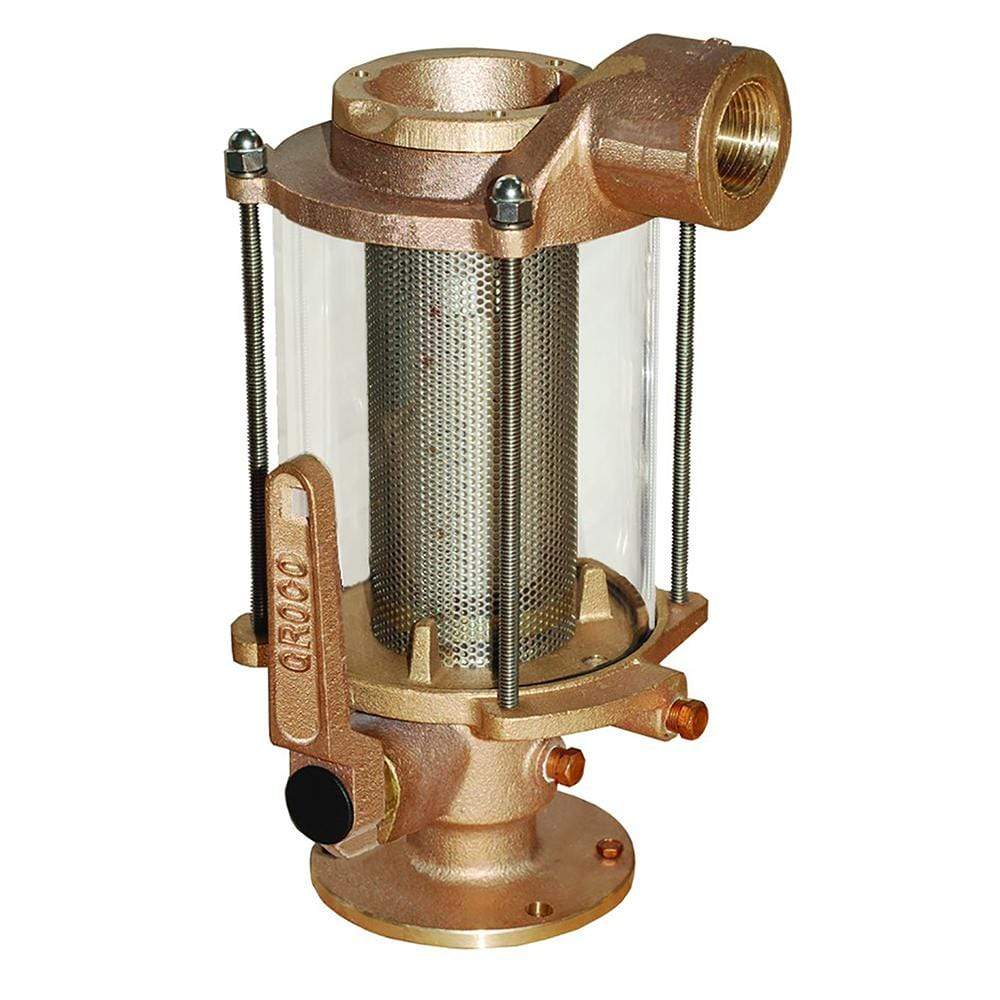 GROCO Qualifies for Free Shipping GROCO 1-1/2" Ball Valve/ Strainer Combo #BVS-1500