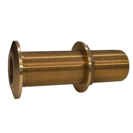 GROCO Qualifies for Free Shipping GROCO 1-1/2" Bronze Extra Long Thru-Hull Fitting with Nut #THXL-1500-W
