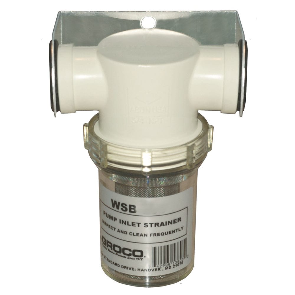 GROCO Qualifies for Free Shipping GROCO 1-1/4" Pump Strainer and Bracket #WSB-1250