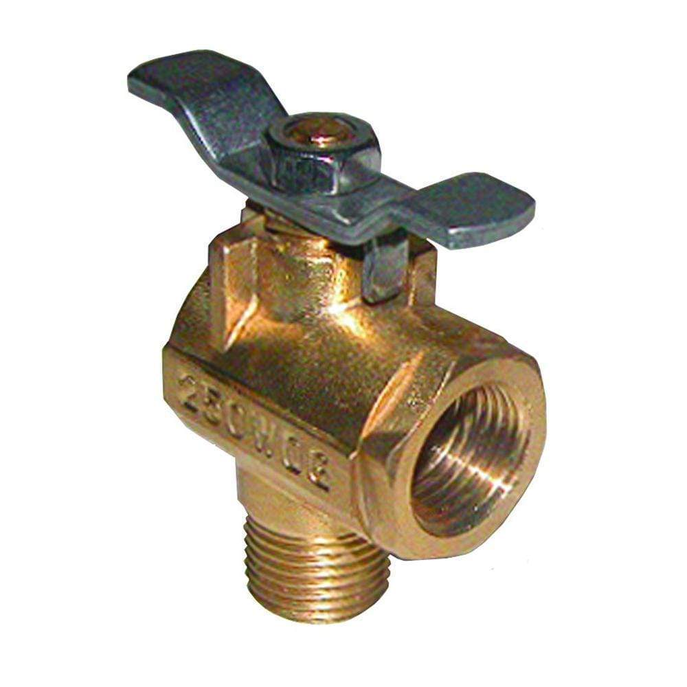 GROCO Qualifies for Free Shipping GROCO 1/2" NPT 90" Bronze Fuel Valve #FV-590