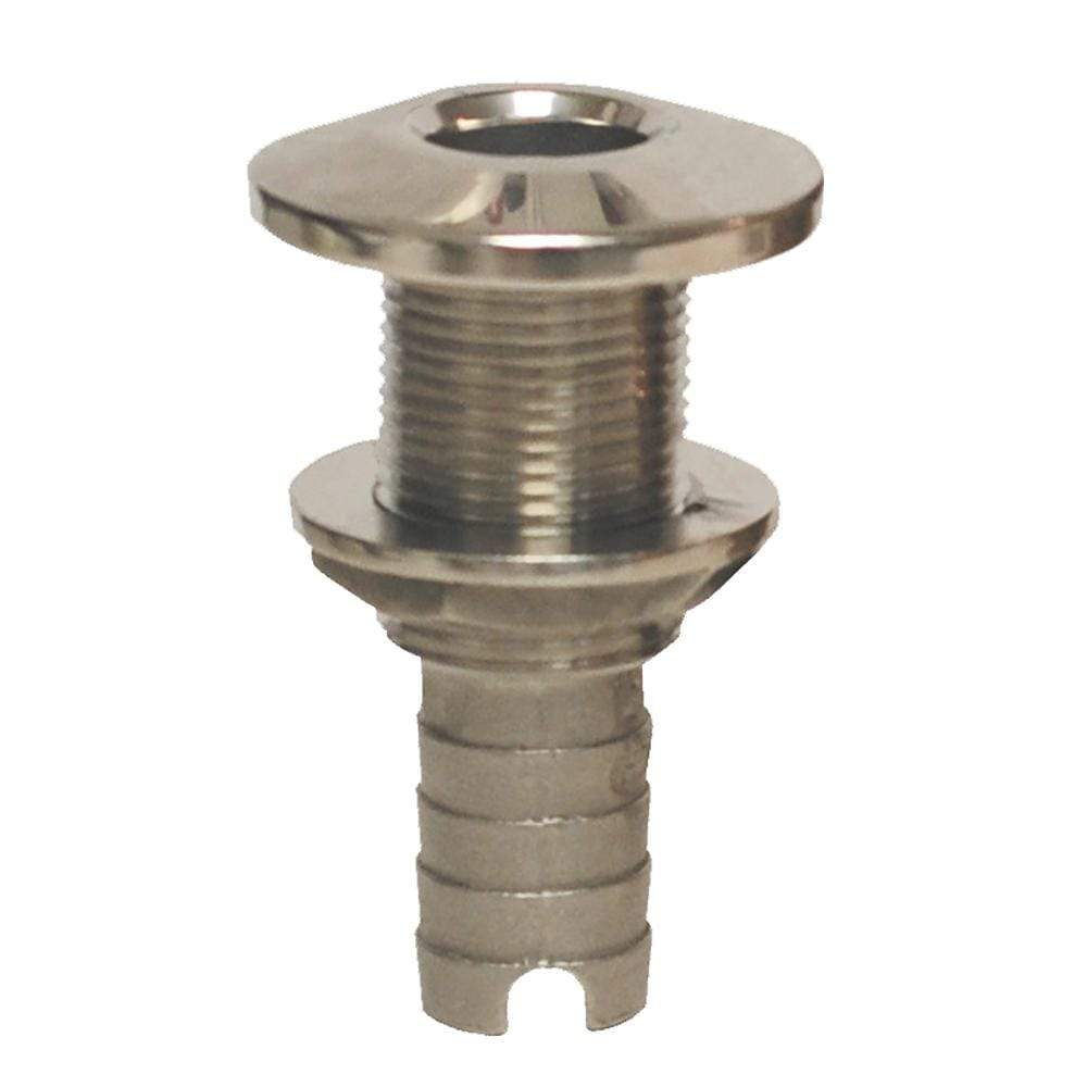 GROCO Qualifies for Free Shipping GROCO 1/2" Stainless Hose Barb Thru-Hull Fitting #HTH-500-S
