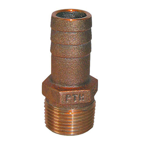 GROCO Qualifies for Free Shipping GROCO 1" NPT x 1" ID Hose Barb Straight Fitting #PTH-1000