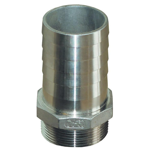 GROCO Qualifies for Free Shipping GROCO 1" NPT x 1" ID Hose Barb Straight Fitting #PTH-1000-S