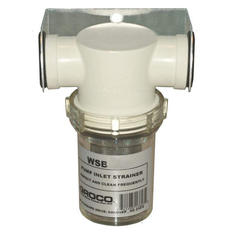 GROCO Qualifies for Free Shipping GROCO 1" Pump Strainer and Bracket Non-Metallic #WSB-1000-P
