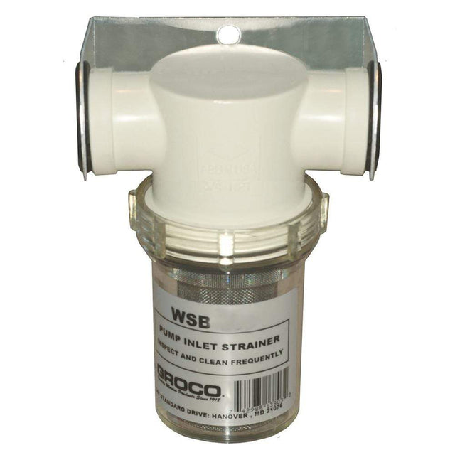 GROCO Qualifies for Free Shipping GROCO 1" Pump Strainer and Bracket Non-Metallic #WSB-1000-P