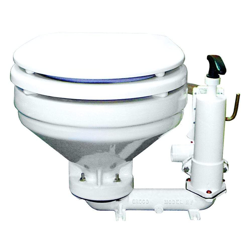 GROCO Not Qualified for Free Shipping GROCO HF-Series Hand Operated Toilet #HF-B