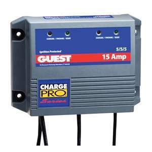 Guest-Marinco Qualifies for Free Shipping Guest 15a 3 Battery Application Charger #2613A