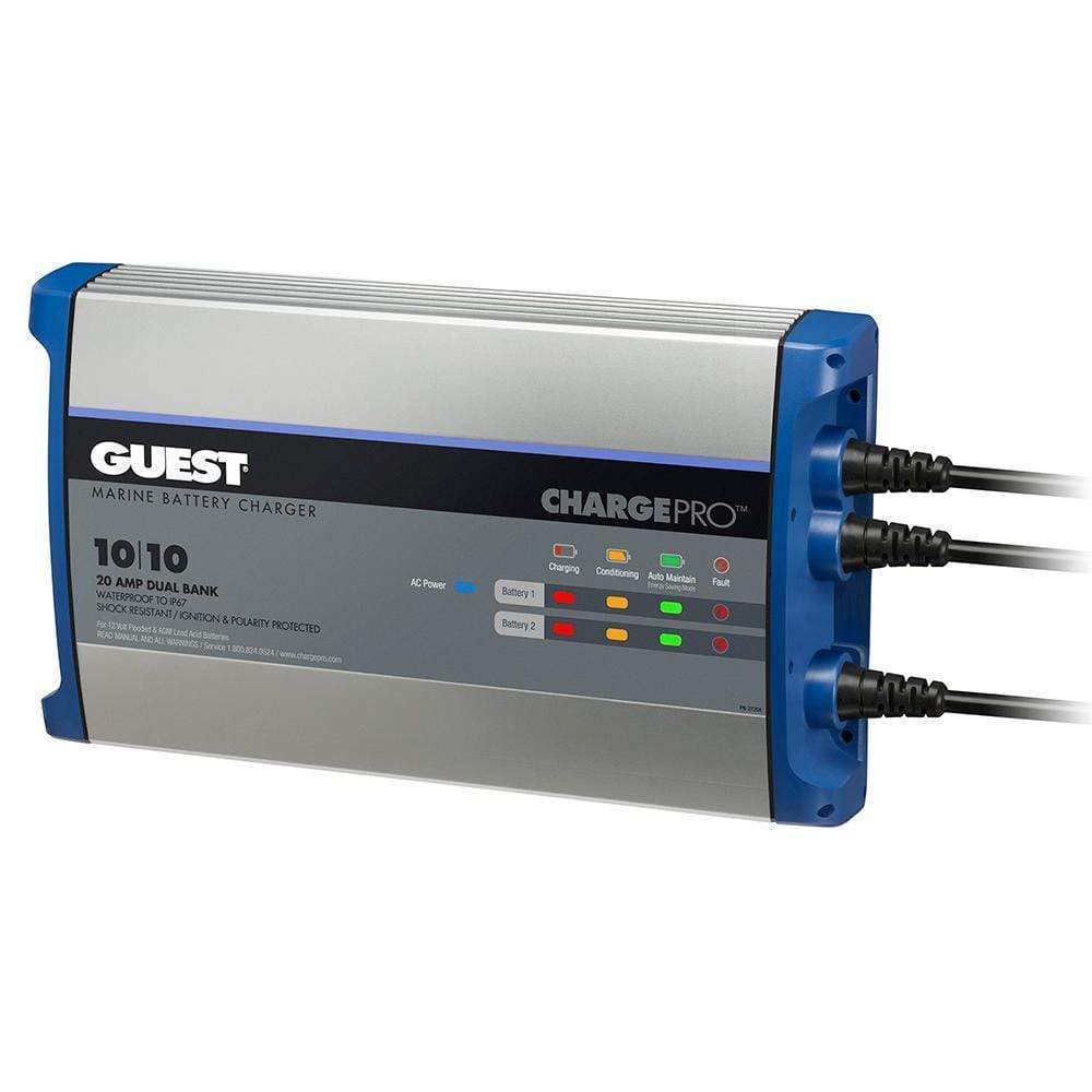 Guest-Marinco Qualifies for Free Shipping Guest On-Board Battery Charger 20a 12v 2-Bank 120v #2720A