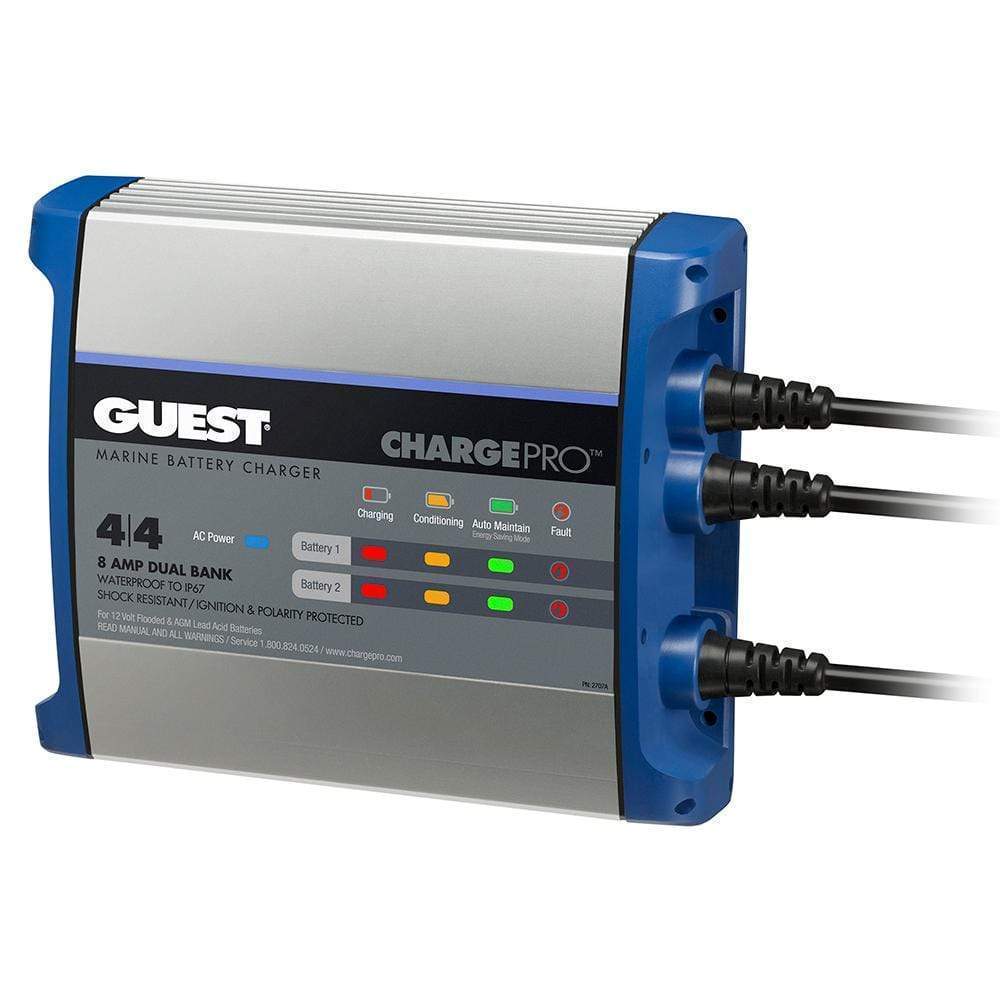 Guest-Marinco Qualifies for Free Shipping Guest On-Board Battery Charger 8a 12v 2-Bank 120v #2707A
