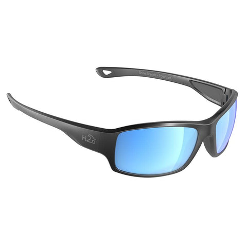 H2Optix Qualifies for Free Shipping H2Optix Beachwalker Sunglasses Matt Gun Metal Grey Blue #H2036