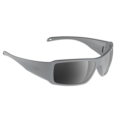 H2Optix Qualifies for Free Shipping H2Optix Stream Sunglasses Matt Grey Grey Silver Flash Mirror #H2022