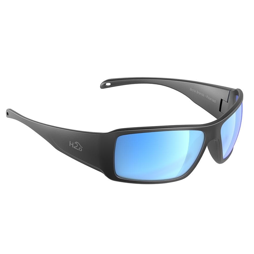 H2Optix Qualifies for Free Shipping H2Optix Stream Sunglasses Matt Gun Metal Grey Blue Flash #H2021
