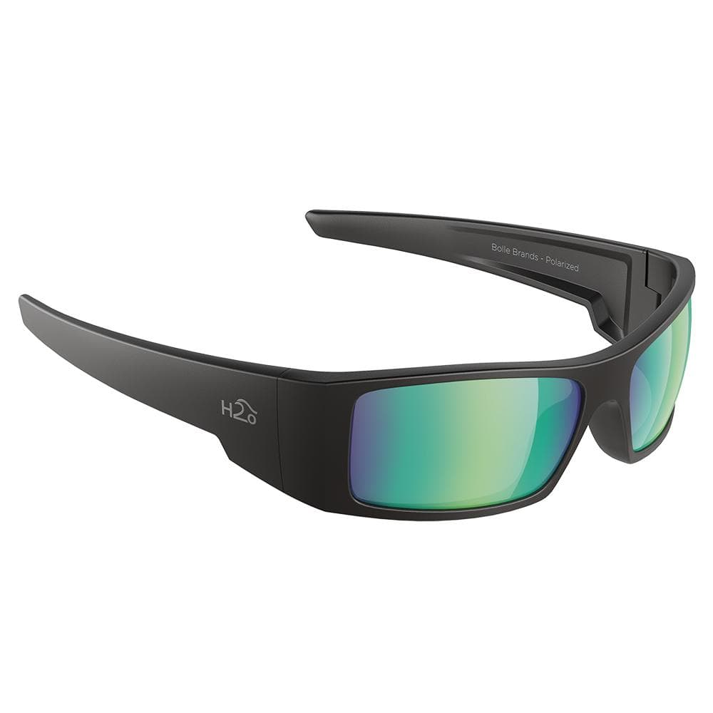 H2Optix Qualifies for Free Shipping H2Optix Waders Sunglasses Matt Black Brown Green Flash #H2012