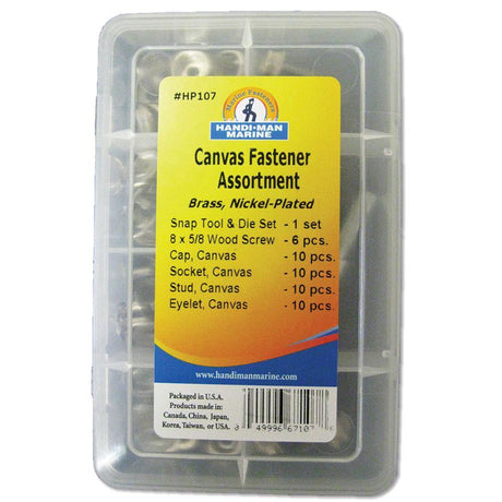Handi-Man Marine Qualifies for Free Shipping Handi-Man Marine Canvas Fastener Kit #HP107
