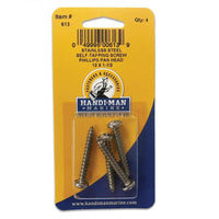 Handi-Man Marine Qualifies for Free Shipping Handi-Man Marine Pan Head Metal Screw Phillips 12 x 1-1/2