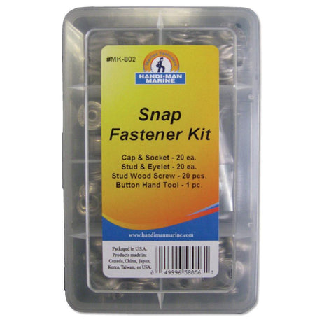 Handi-Man Marine Qualifies for Free Shipping Handi-Man Marine Snap Fastener Kit #MK-802
