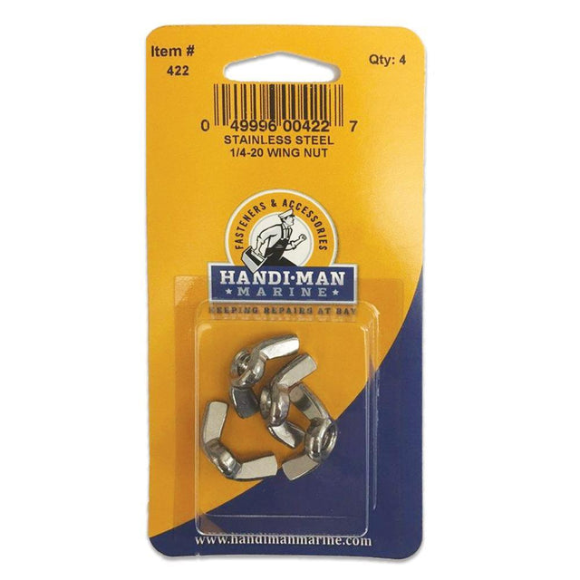 Handi-Man Marine Qualifies for Free Shipping Handi-Man Marine Wing Nut 1/4"-20 #422